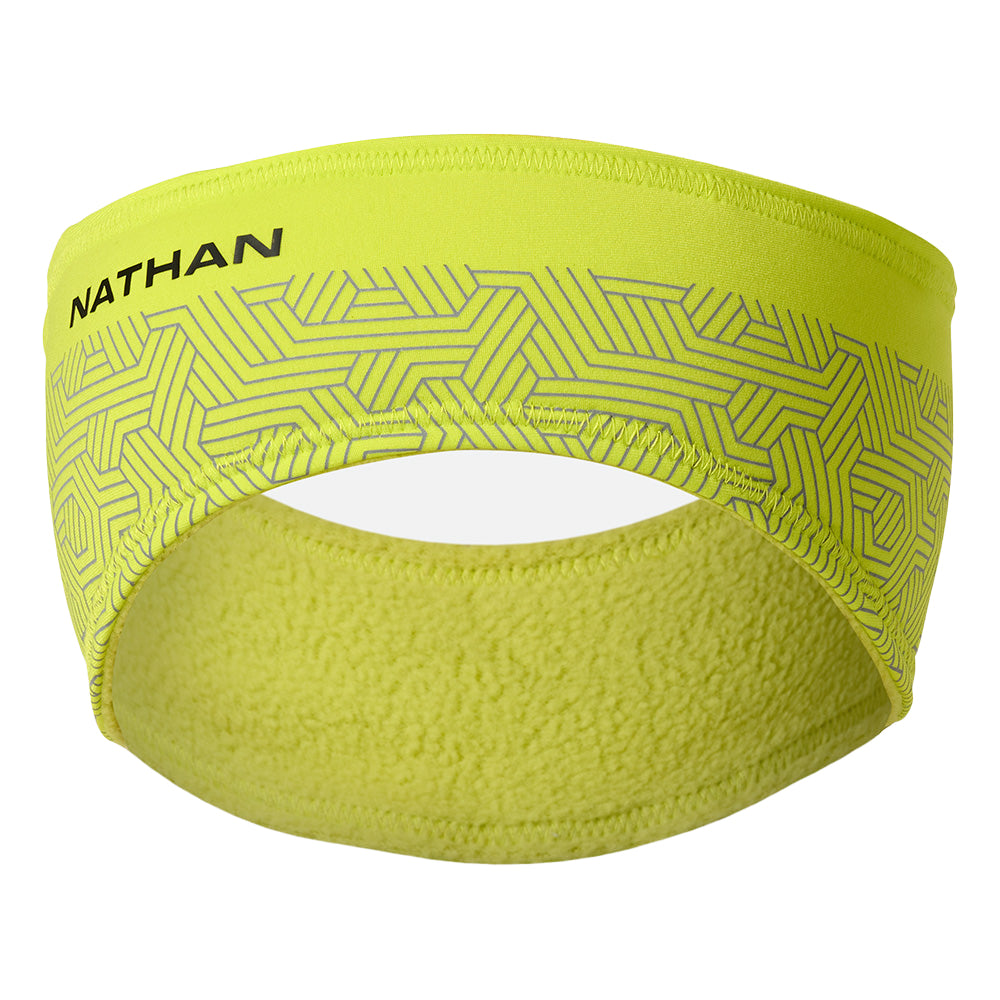 Nathan Hypernight Reflective Headband 2 - BlackToe Running#colour_yellow