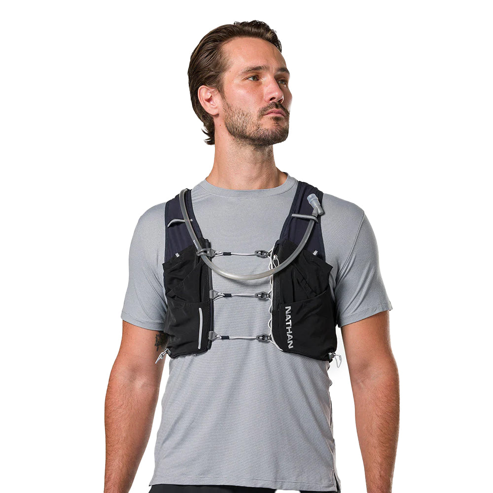 Nathan Pinnacle Pro 12 Liter Hydration Race Vest - BlackToe Running