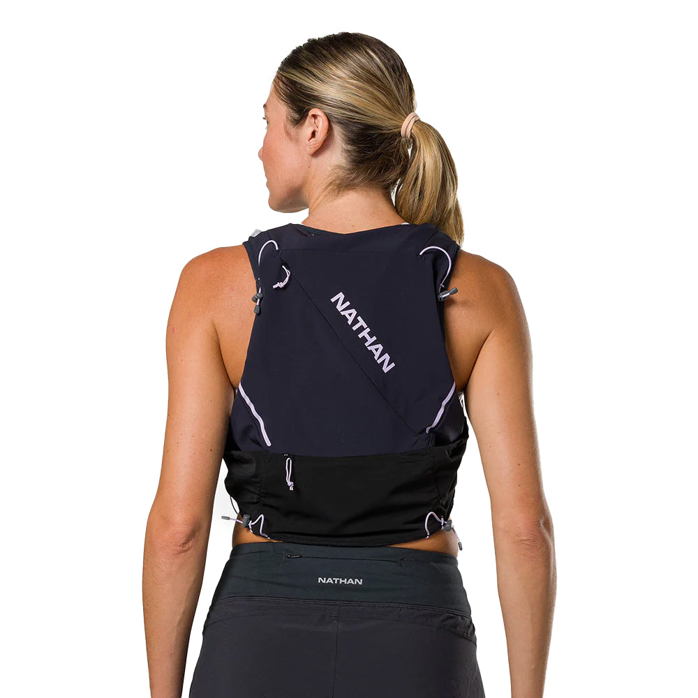 Nathan Women's Pinnacle Pro 12 Liter Hydration Race Vest - BlackToe Running
