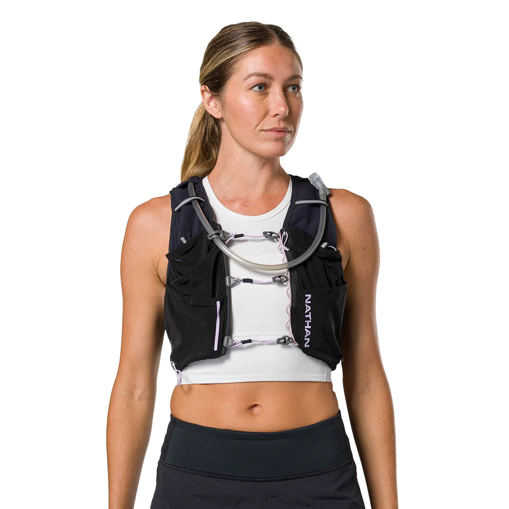 Nathan Women's Pinnacle Pro 12 Liter Hydration Race Vest - BlackToe Running