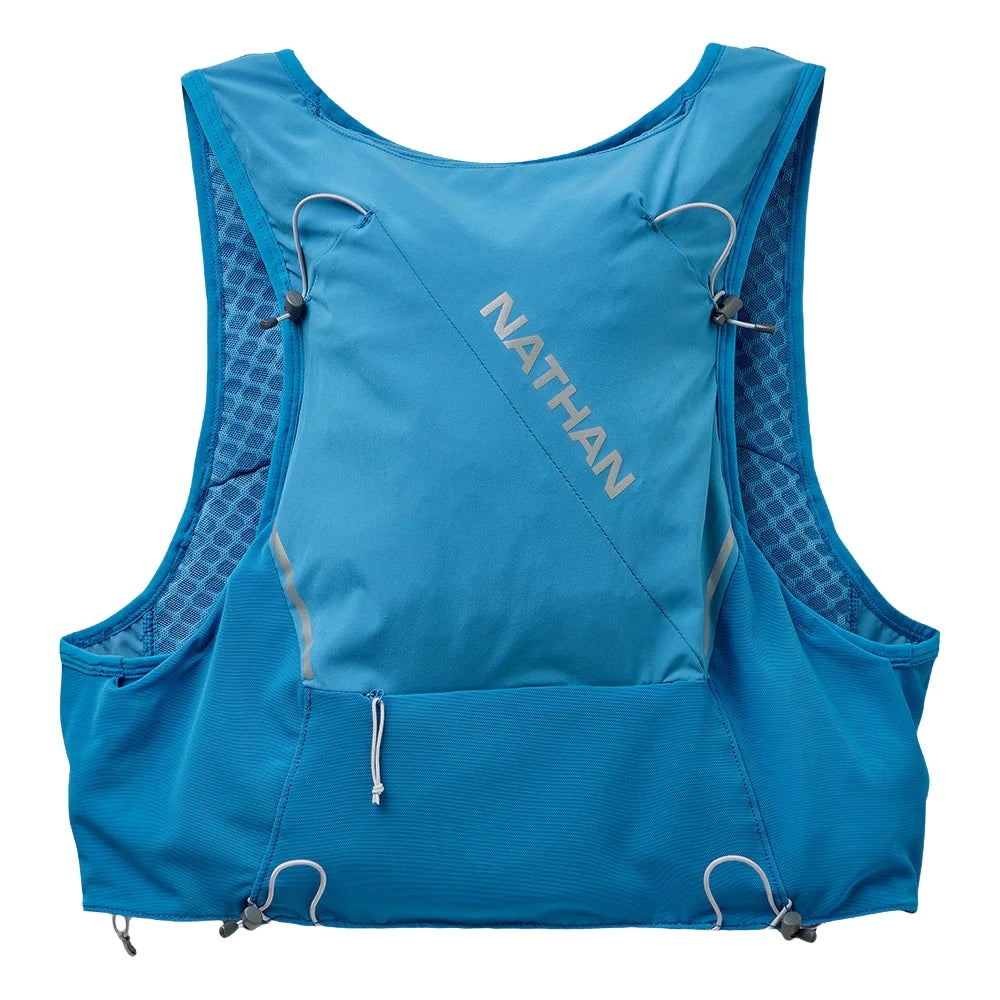 Nathan Pinnacle Pro 6 Liter Hydration Race Vest - BlackToe Running#colour_electric-blue-reflective-silver