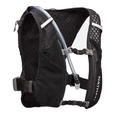 Nathan QuickStart 3.0 6 Liter Hydration Pack - BlackToe Running#colour_black-reflective-silver