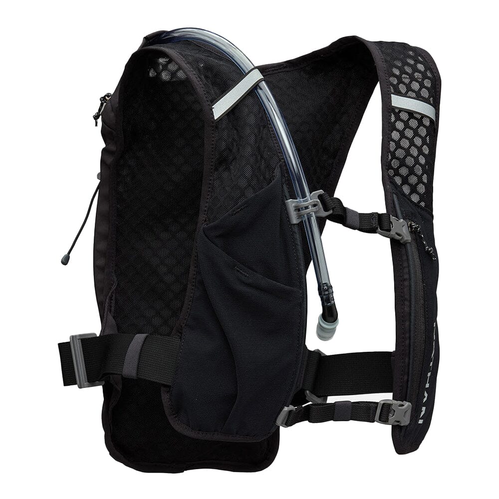 Nathan QuickStart 3.0 4 Liter Hydration Pack - BlackToe Running#colour_black-reflective-silver