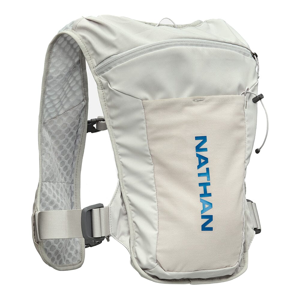 Nathan QuickStart 3.0 4 Liter Hydration Pack - BlackToe Running#colour_vapor-grey-deep-blue