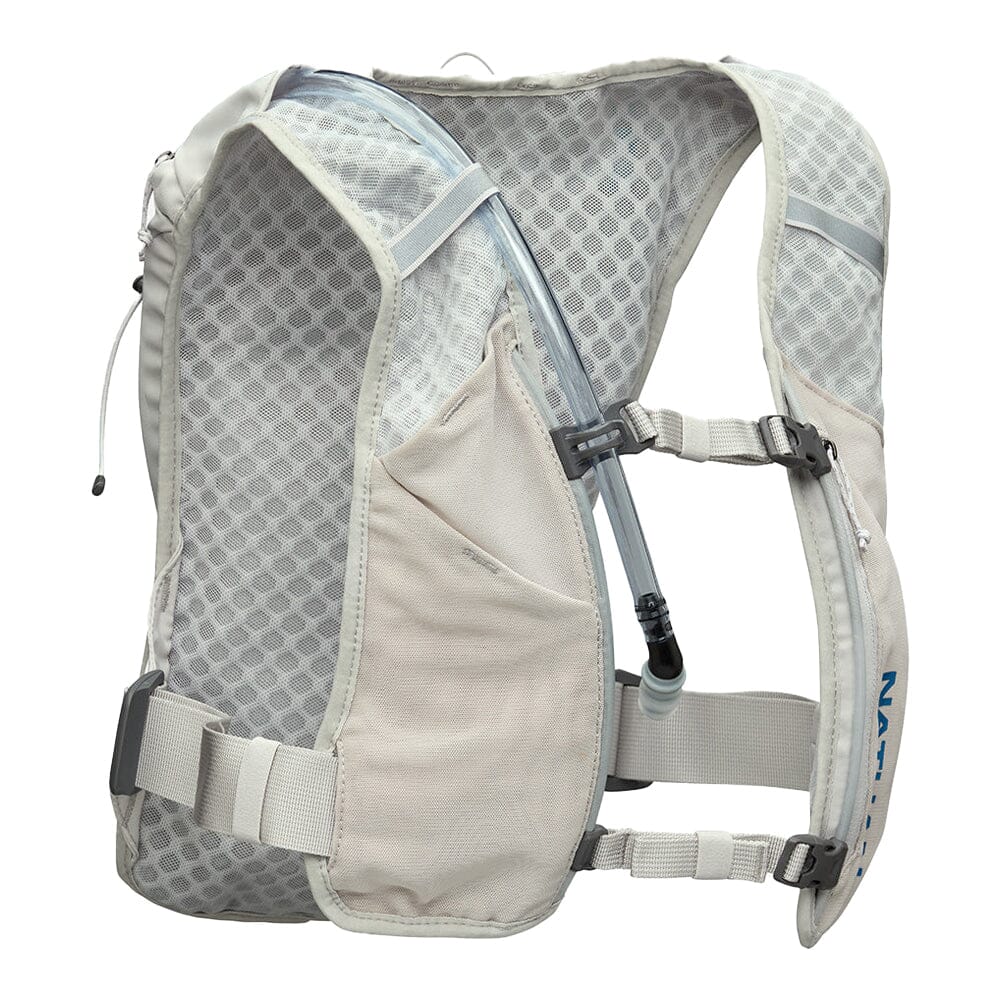 Nathan QuickStart 3.0 4 Liter Hydration Pack - BlackToe Running#colour_vapor-grey-deep-blue