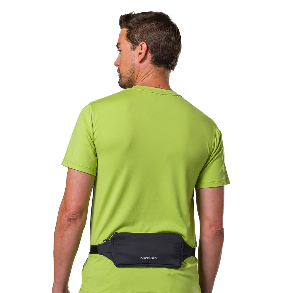 Nathan Marathon Waist Pack 3.0 - BlackToe Running#colour_black-reflective-silver