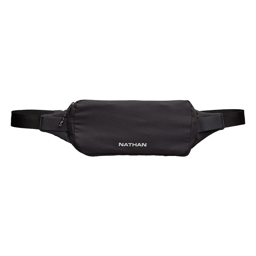 Nathan Marathon Waist Pack 3.0 - BlackToe Running#colour_black-reflective-silver