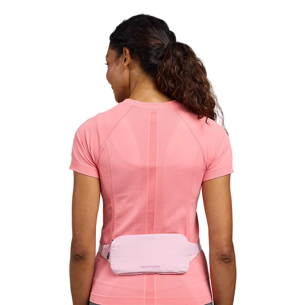 Nathan Marathon Waist Pack 3.0 - BlackToe Running#colour_light-pink-fuchsia