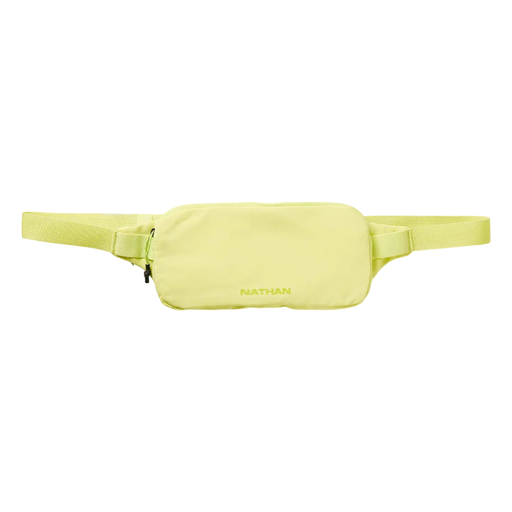Nathan Marathon Waist Pack 3.0 - BlackToe Running#colour_light-lime-finish-lime