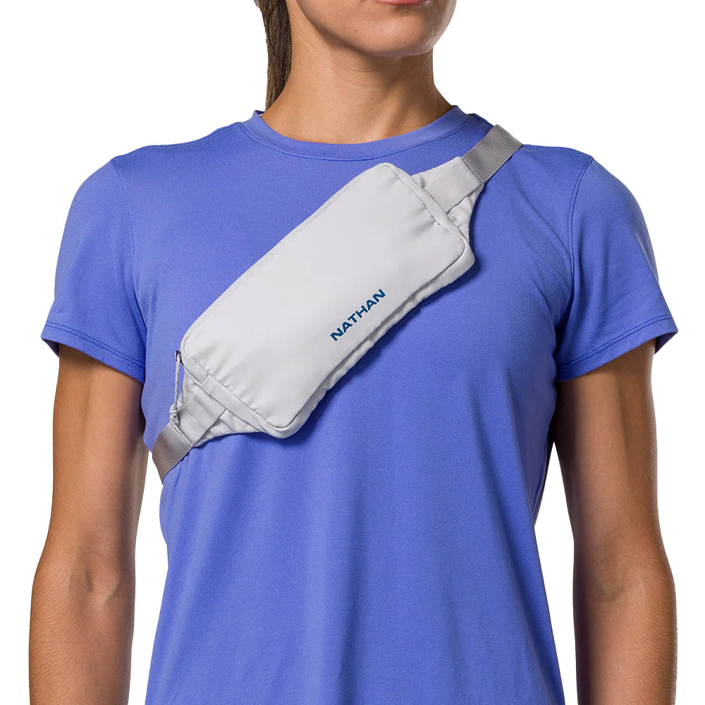 Nathan Marathon Waist Pack 3.0 - BlackToe Running#colour_vapor-grey-sailor-blue