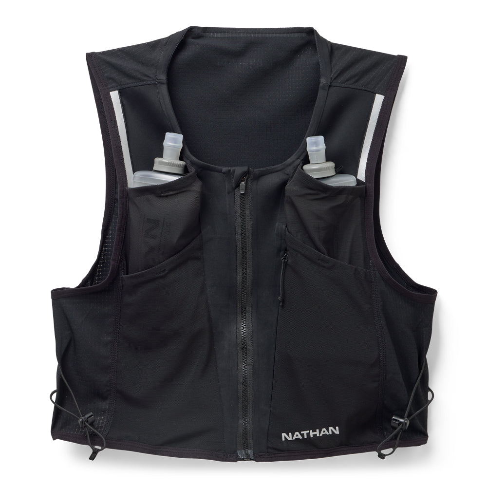 Nathan AeroZip 1 Liter Hydration Vest - BlackToe Running
