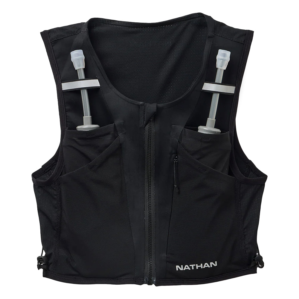Nathan Women's AeroZip 1 Liter Hydration Vest - BlackToe Running