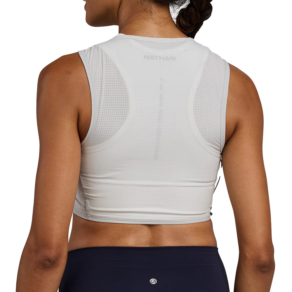 Nathan Women's AeroZip 1 Liter Hydration Vest - BlackToe Running