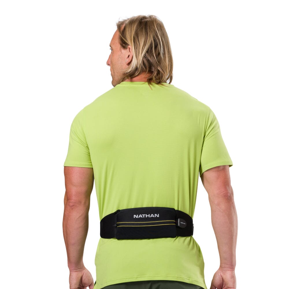Nathan Laser Light 5K Belt RX - BlackToe Running#colour_black-high-vis-yellow