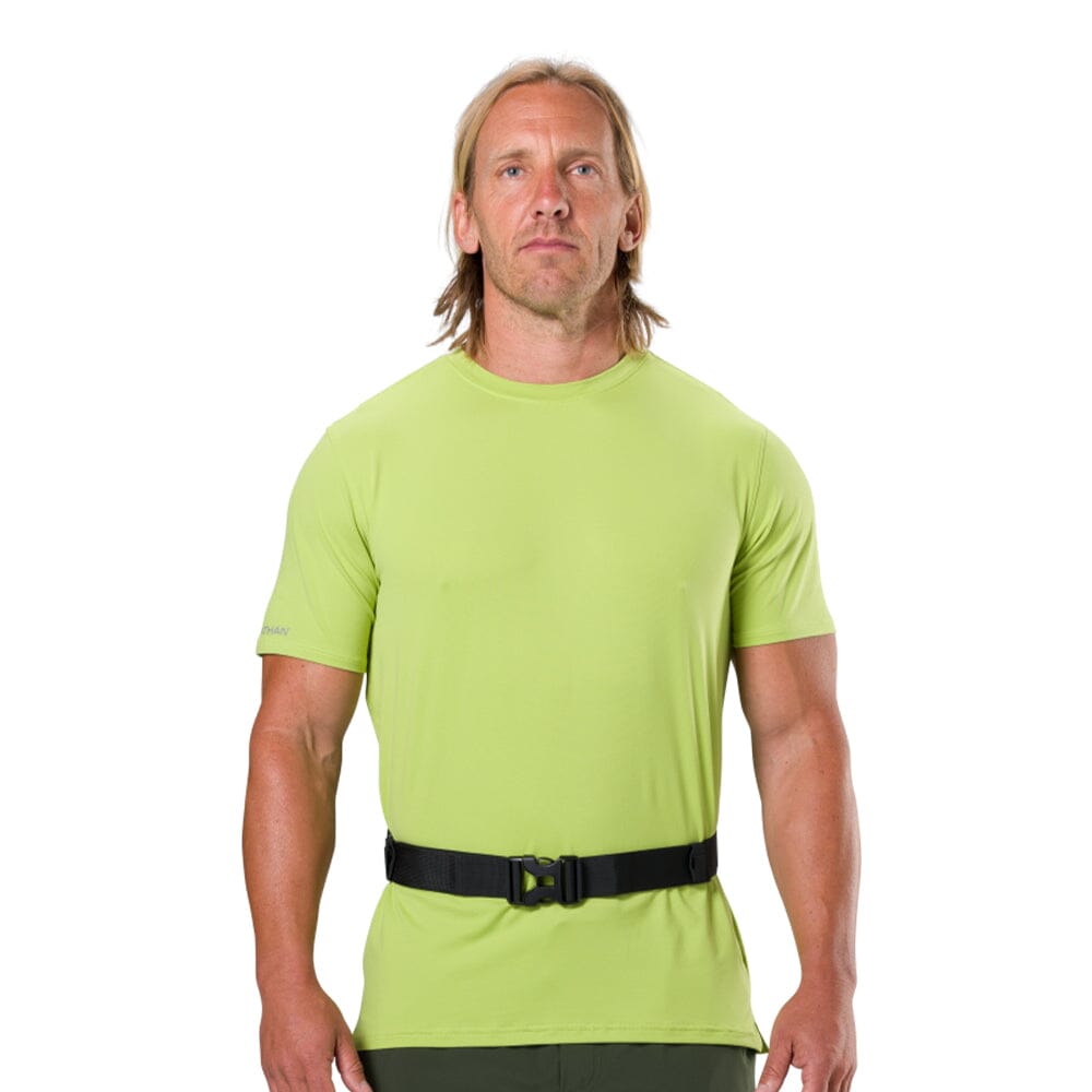 Nathan Laser Light 5K Belt RX - BlackToe Running#colour_black-high-vis-yellow