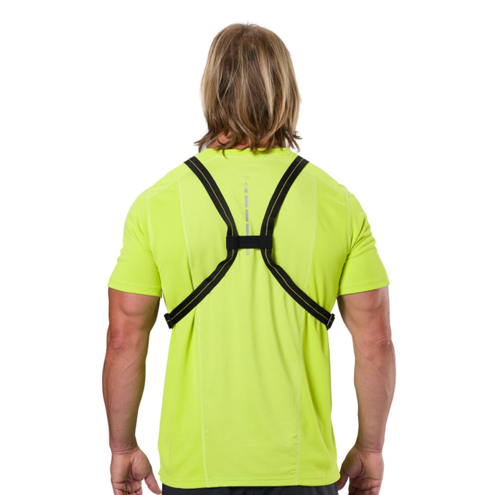 Nathan Laser Light Web Vest RX - BlackToe Running#colour_black-high-vis-yellow