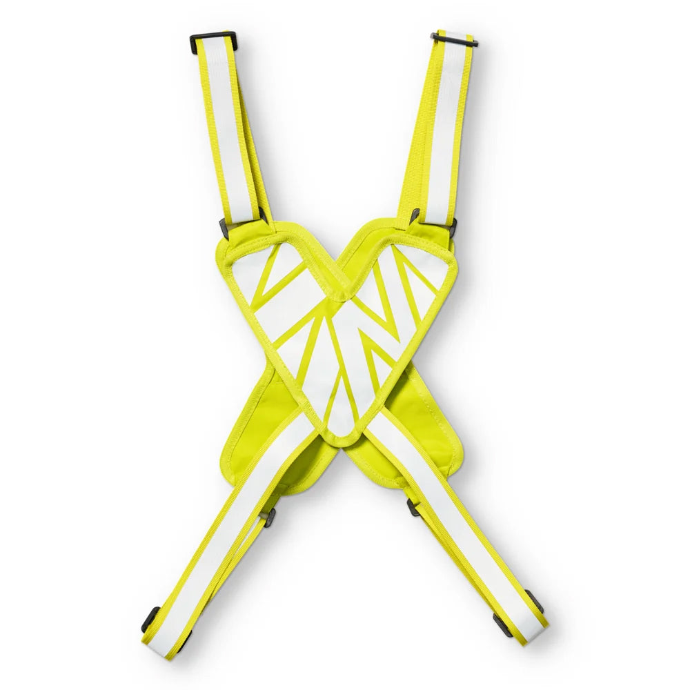 Nathan HexLite Reflective Safety Vest - BlackToe Running#colour_safety-yellow