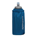 Nathan Pinnacle Soft Flask Insulated Handheld 18oz - BlackToe Running#colour_sailor-blue-reflective-silver