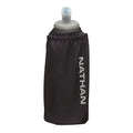 Nathan Pinnacle Soft Flask Insulated Handheld 18oz - BlackToe Running#colour_black-reflective-silver