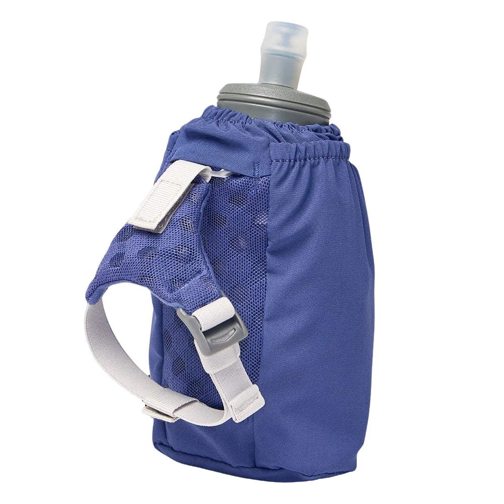Nathan Pinnacle Soft Flask Handheld 18oz - BlackToe Running#colour_indigo-reflective-silver