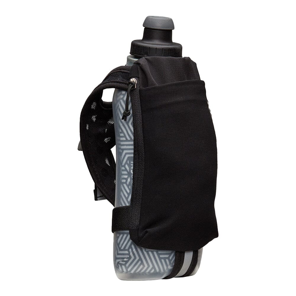 Nathan SpeedDraw 2 Insulated Flask 18oz - BlackToe Running#colour_black-reflective-silver