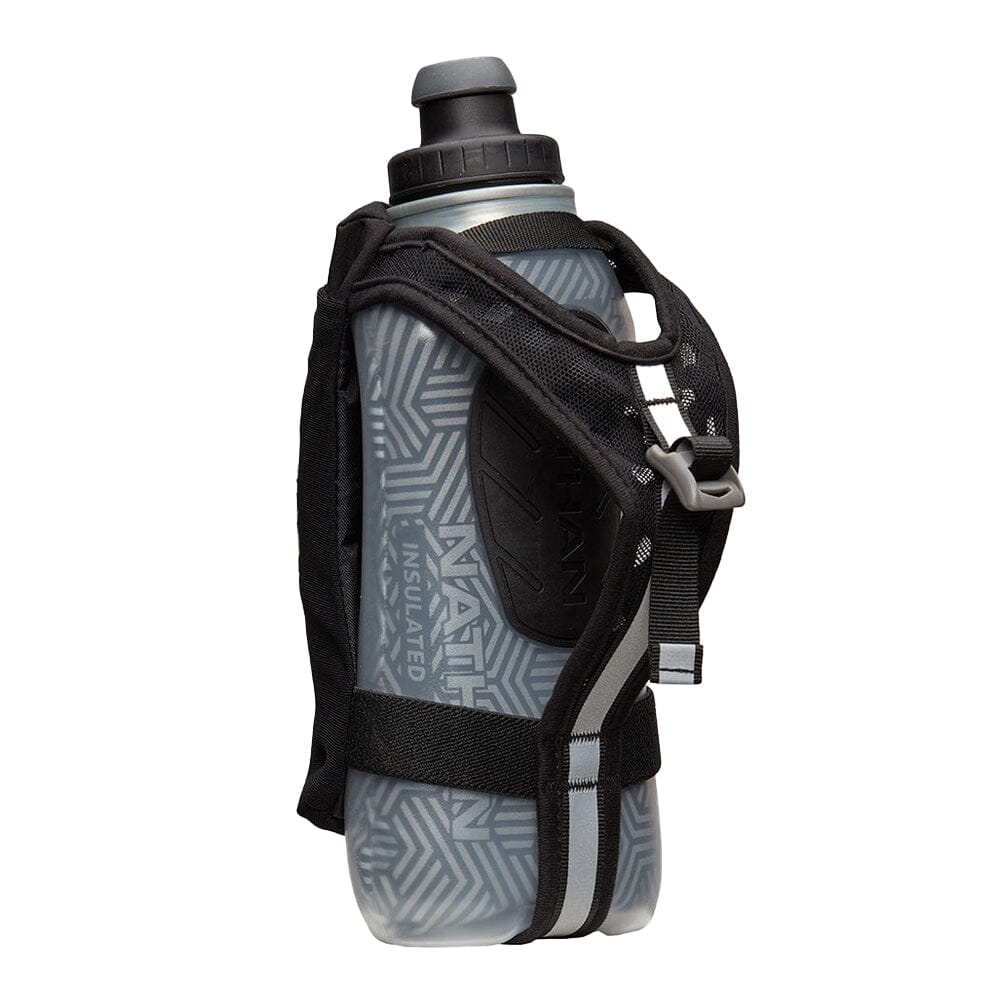 Nathan SpeedDraw 2 Insulated Flask 18oz - BlackToe Running#colour_black-reflective-silver