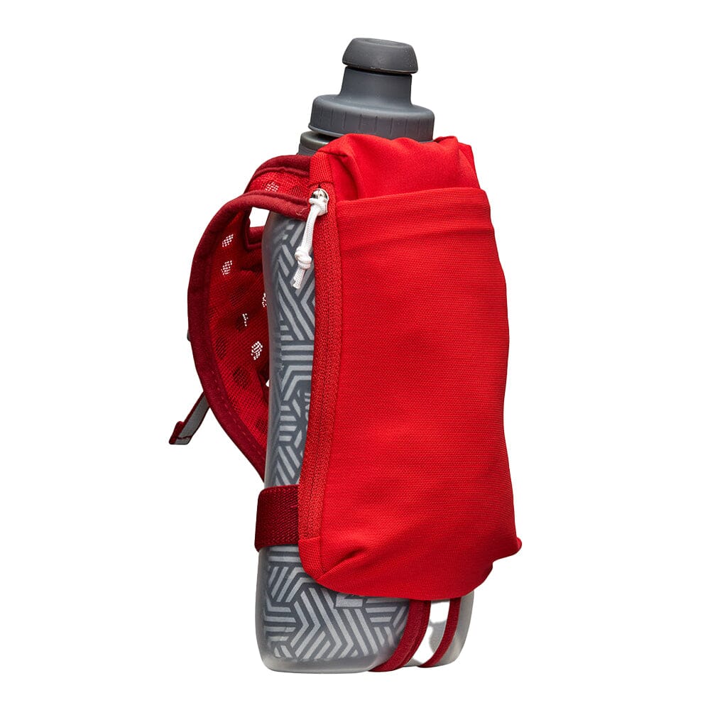 Nathan SpeedDraw 2 Insulated Flask 18oz - BlackToe Running#colour_ribbon-red-reflective-silver