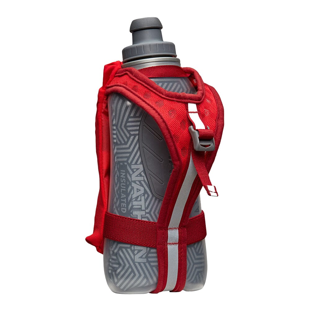 Nathan SpeedDraw 2 Insulated Flask 18oz - BlackToe Running#colour_ribbon-red-reflective-silver