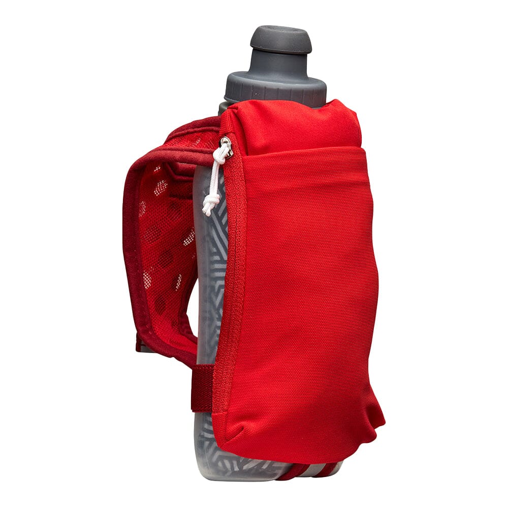 Nathan SpeedDraw 2 Insulated Flask 12oz - BlackToe Running#colour_ribbon-red-reflective-silver