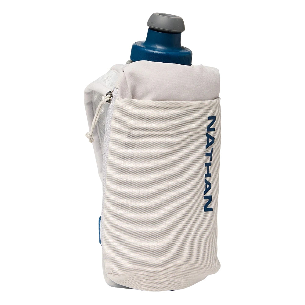 Nathan SpeedDraw 2 Insulated Flask 12oz - BlackToe Running#colour_vapor-grey-sailor-blue