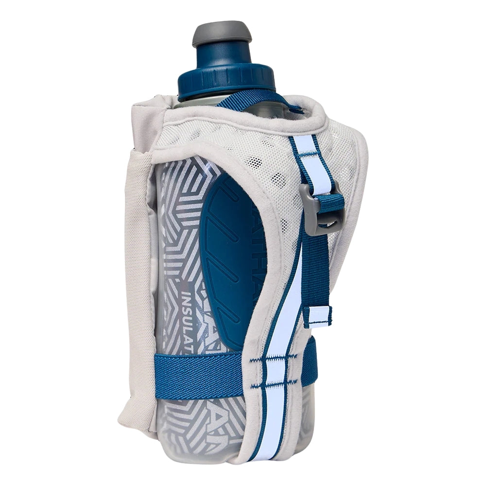 Nathan SpeedDraw 2 Insulated Flask 12oz - BlackToe Running#colour_vapor-grey-sailor-blue