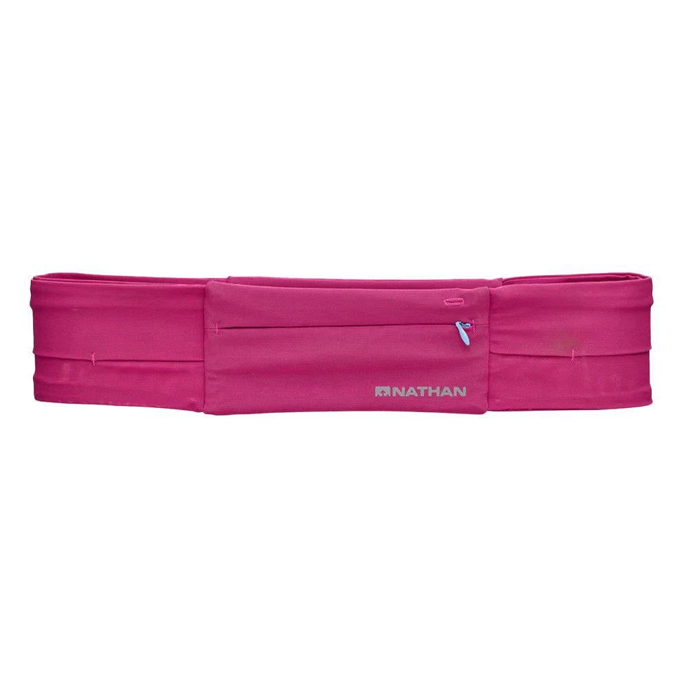 Nathan The Zipster Lite Waist Pack - BlackToe Running#colour_magenta