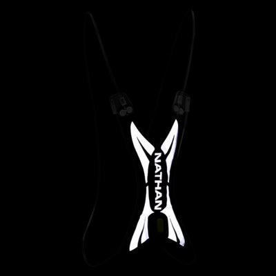 Nathan Hypernight Laser Light Vest - BlackToe Running#colour_black