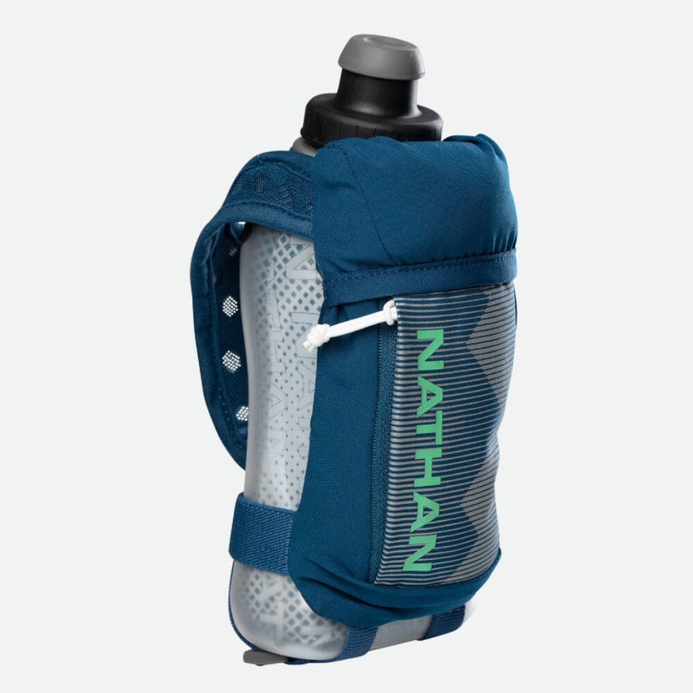 Nathan QuickSqueeze 12oz Insulated Handheld - BlackToe Running#colour_marine-blue-mint