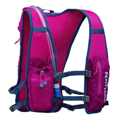 Nathan QuickStart 2 6L Hydration Pack - BlackToe Running#colour_magenta-periwinkle