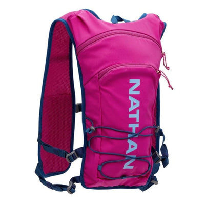 Nathan QuickStart 2 6L Hydration Pack - BlackToe Running#colour_magenta-periwinkle