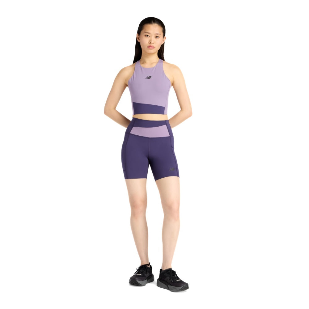 New Balance Women's RC Elite Storage Short 6" - Blacktoe Running#colour_boysenberry