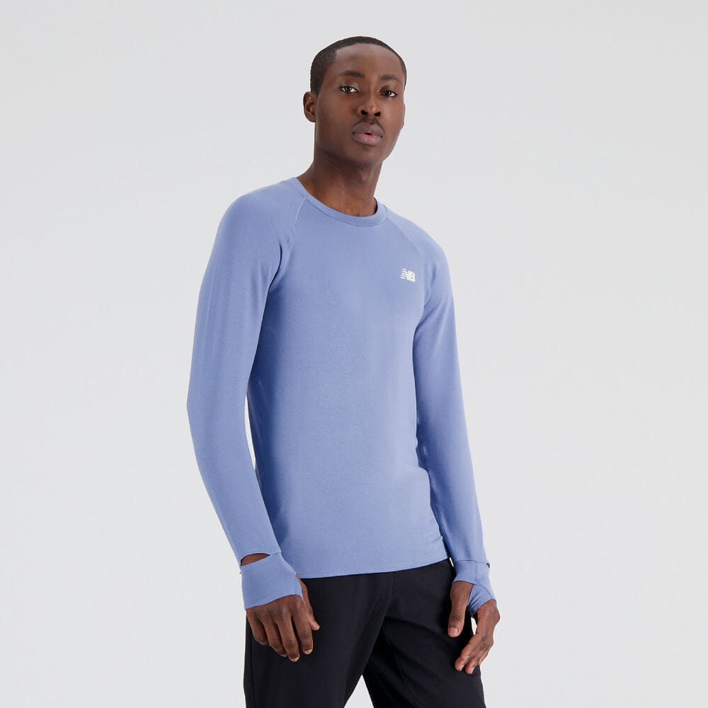 New Balance Men's Q Speed 1NTRO Long Sleeve - BlackToe Running