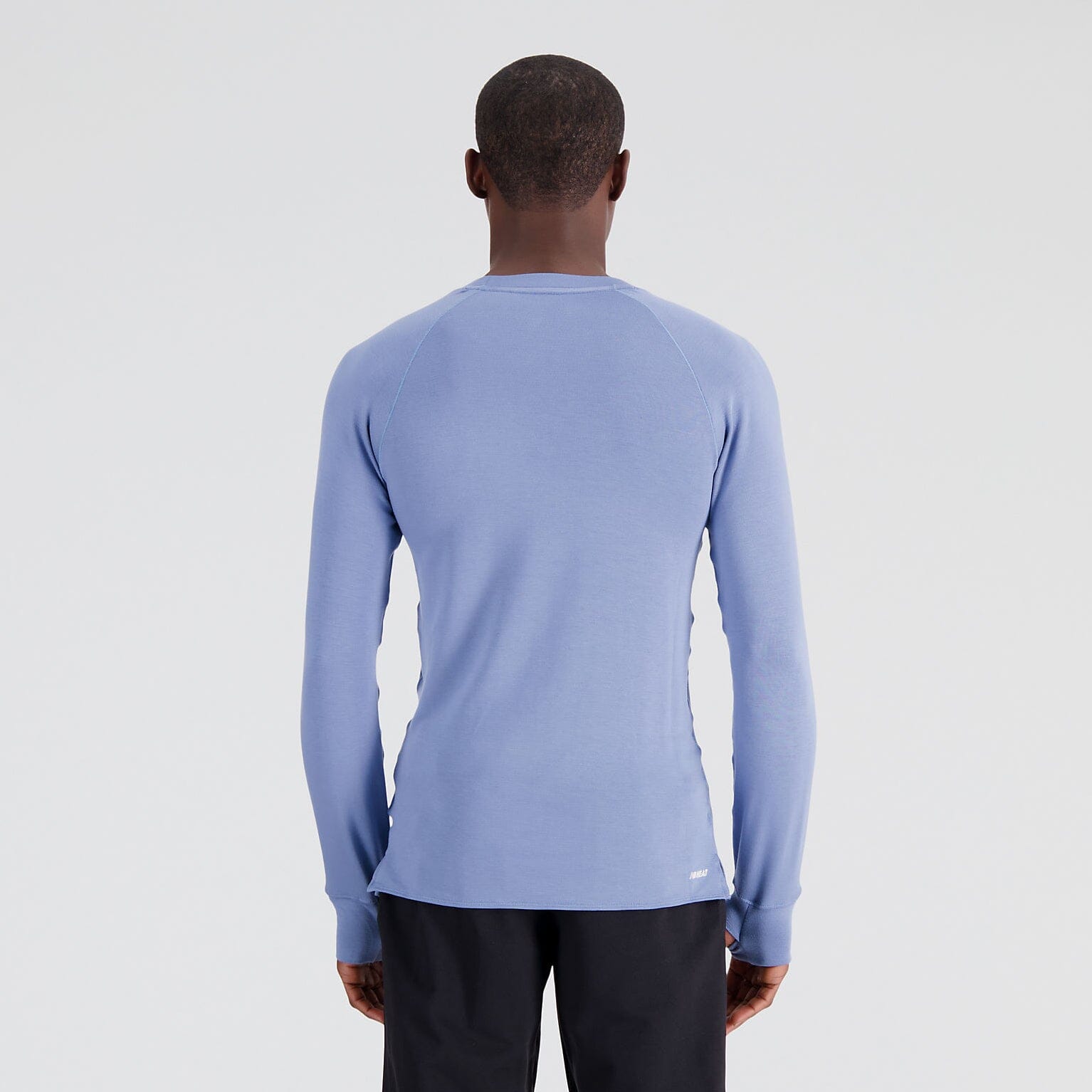 New Balance Men's Q Speed 1NTRO Long Sleeve - BlackToe Running#colour_mercury-blue
