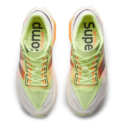 New Balance Women's FuelCell SuperComp Elite v4 - BlackToe Running#colour_white-bleached-lime-glo-hot-mango