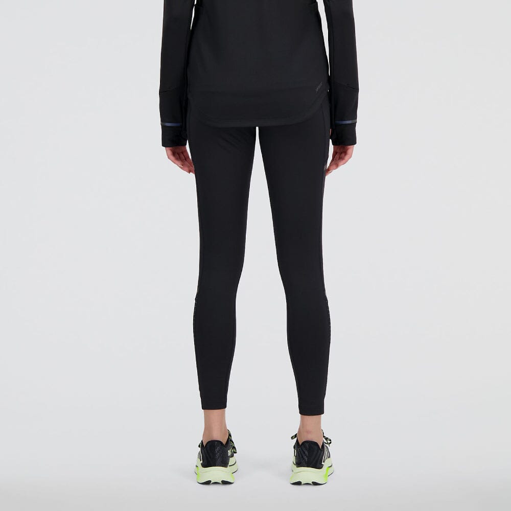 New Balance Women's Impact Run Luminous Heat Tight - BlackToe Running#colour_black