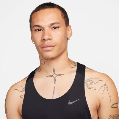 Nike Men's Fast Dri-FIT Running Vest - BlackToe Running - #colour_black