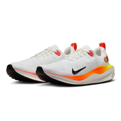 Nike Men's InfinityRN 4 - BlackToe Running#colour_white-black-bright-crimson-total-orange