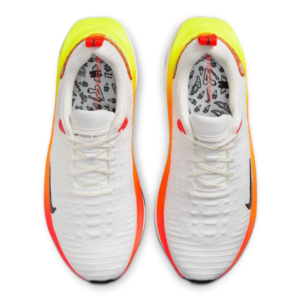 Nike Men's InfinityRN 4 - BlackToe Running#colour_white-black-bright-crimson-total-orange
