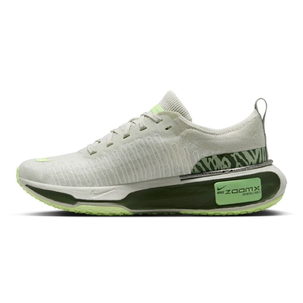 Nike Women's Invincible 3 Premium - BlackToe Running#colour_light-bone-cargo-khaki-barely-volt-volt