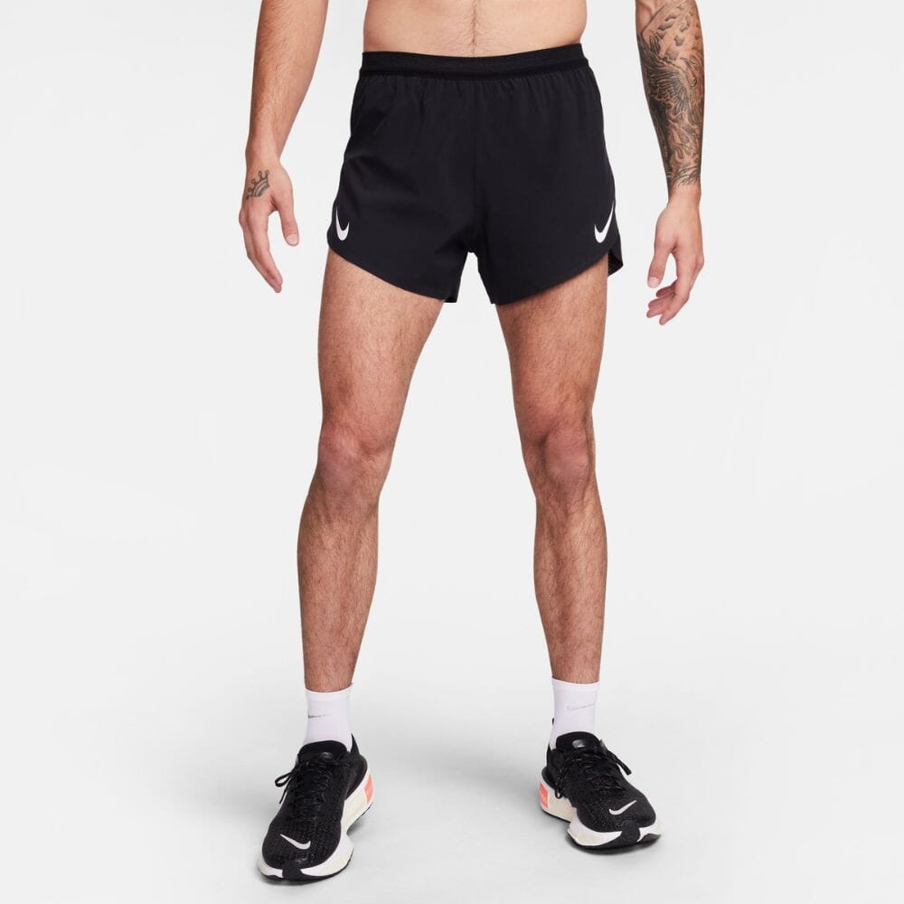 Nike Men's AeroSwift Dri-FIT ADV 4" Brief-Lined Running Shorts- BlackToe Running - 