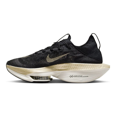 Nike Men's Air Zoom Alphafly Next% 2 Men's Shoes - BlackToe Running#colour_black-metallic-gold