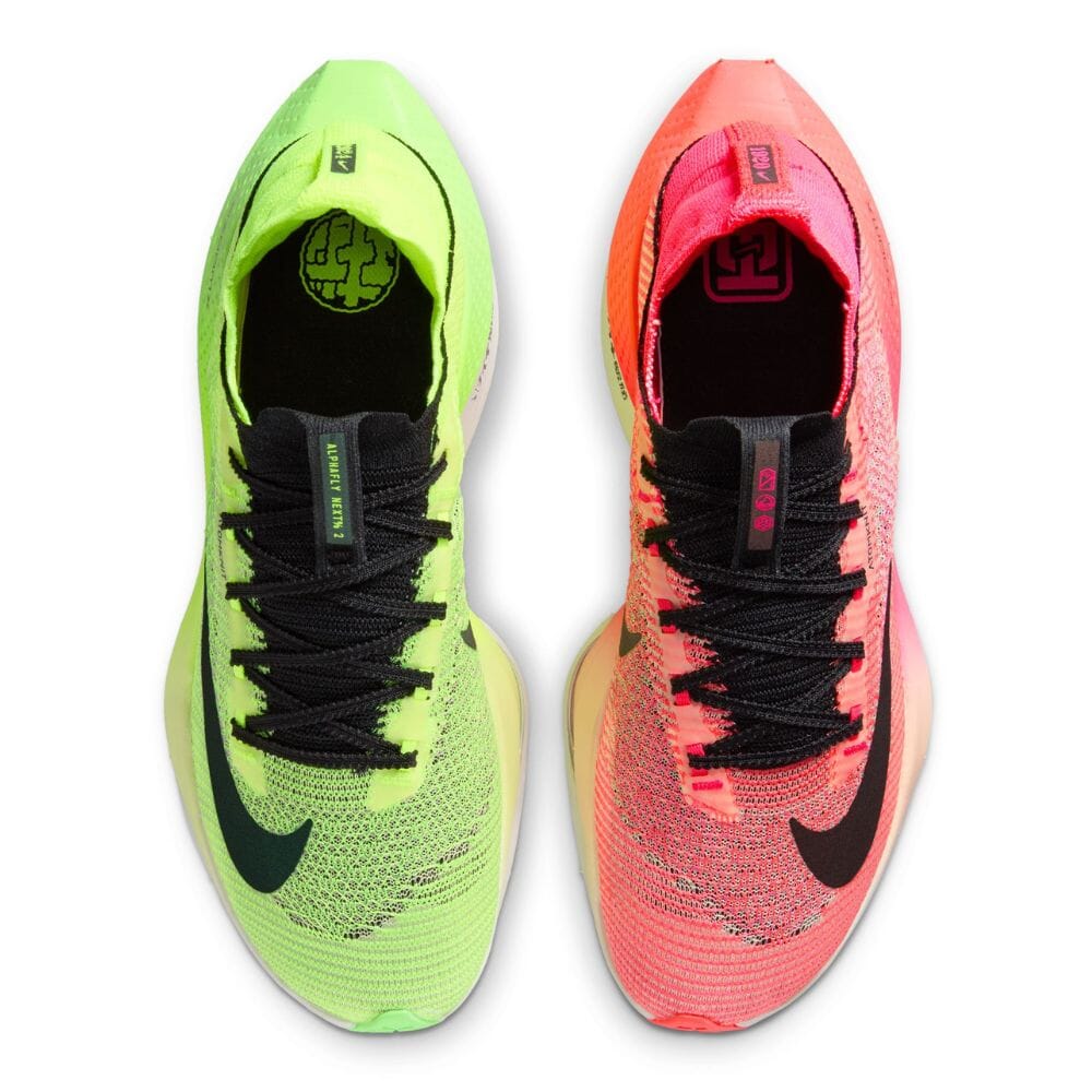 Nike Men's Alphafly 2 - BlackToe Running#colour_luminous-green-black-crimson-tint-volt