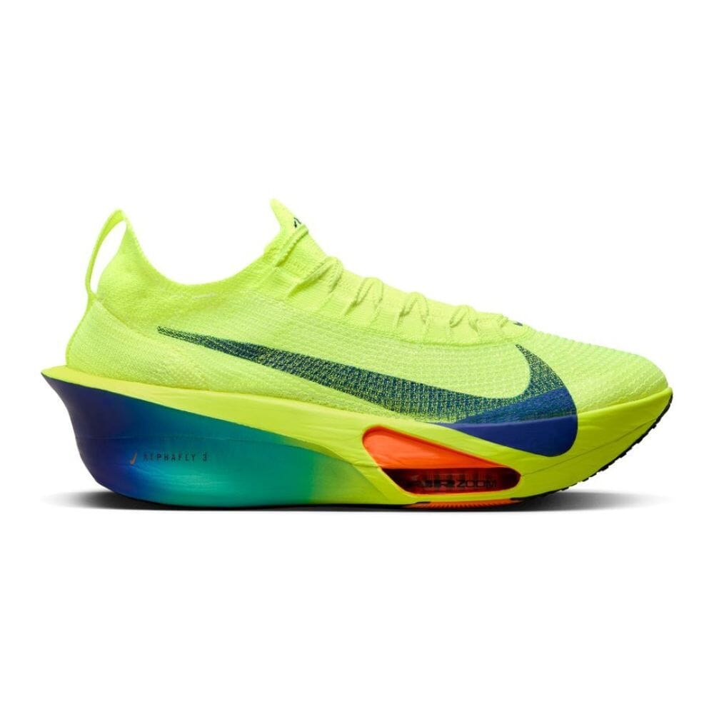 Nike Men's Alphafly 3 Volt - BlackToe Running#colour_fast-pack-volt-concord-dusty-cactus-total-orange