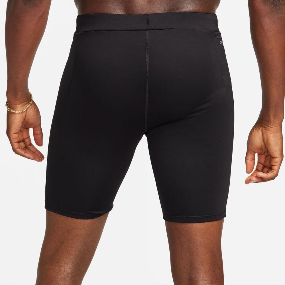 Nike Men's Fast Dri-FIT Brief-Lined Running 1/2-Length Tights- BlackToe Running - 